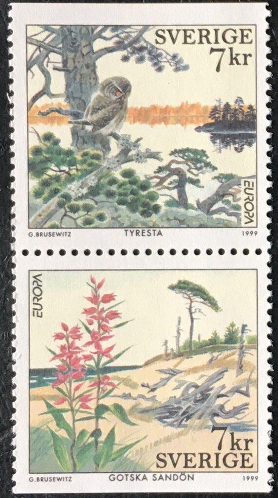 15-04 Zweden MI 2122/3Do/Du paar postfris, Verzenden, Zweden, Postfris