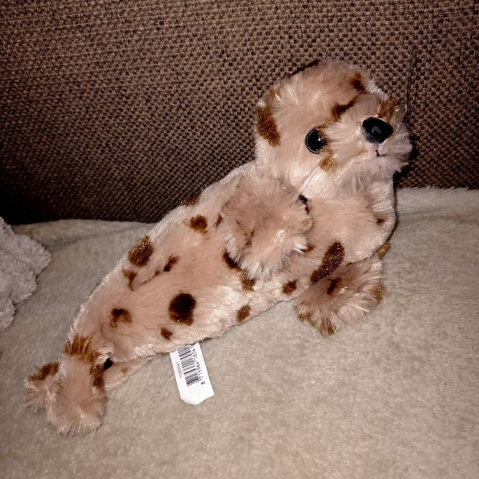 P.I.A. bruin gevlekte zeehond knuffel., Kinderen en Baby's, Overige merken, Ophalen of Verzenden, Zo goed als nieuw, Middelgroot (20 tot 80 cm)
