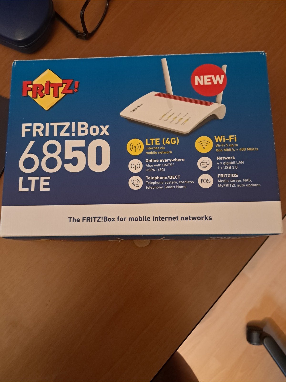FRITZ!Box 6850 LTE Router, Ophalen of Verzenden, Nieuw, Router, FRITZ!Box