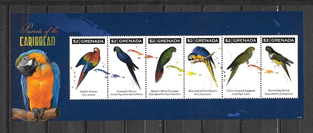 Grenada vogels, Ophalen of Verzenden, Postfris, Midden-Amerika