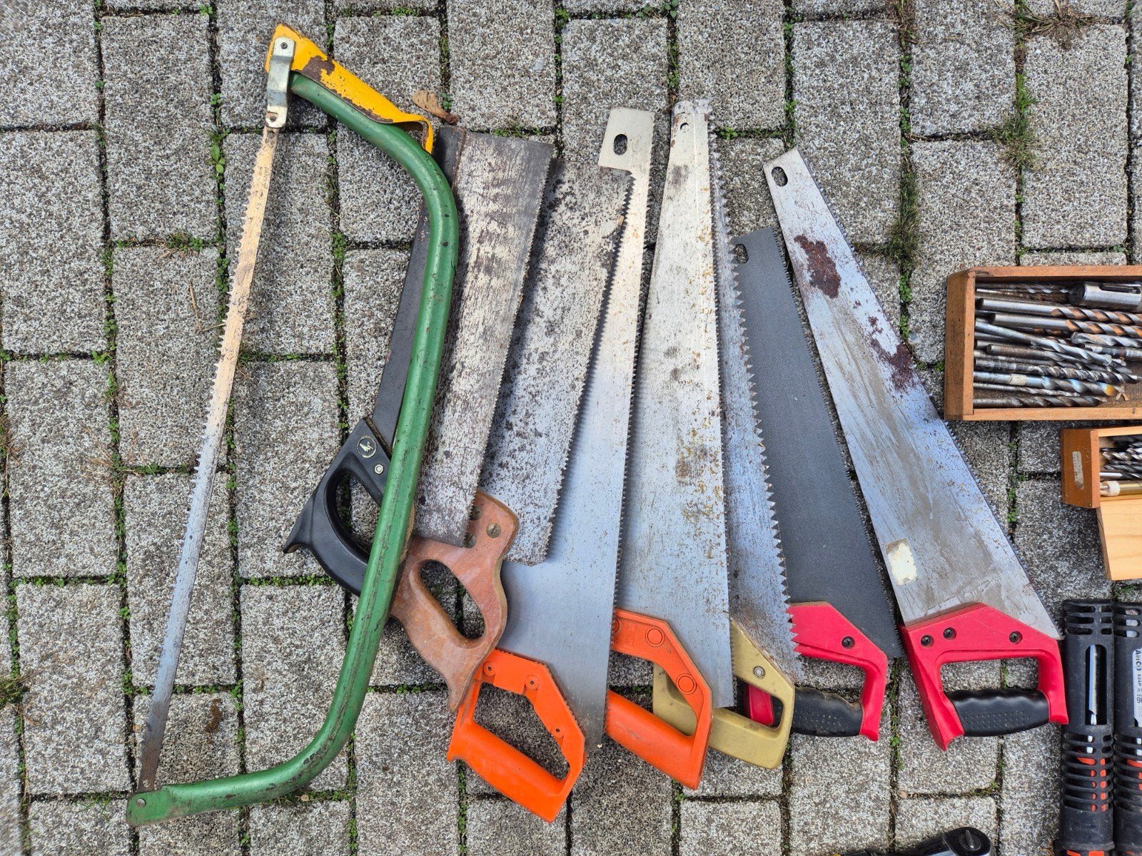 Diverse handzagen en borenset, Ophalen of Verzenden, Gebruikt, Overige typen