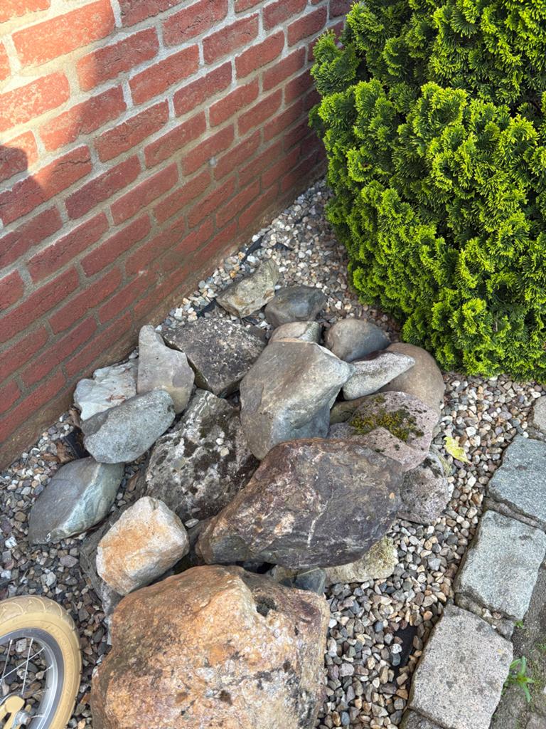 Maaskeien - Diverse maten voor tuin of decoratie, Tuin en Terras, Ophalen, Overige materialen, Gebruikt, Kei