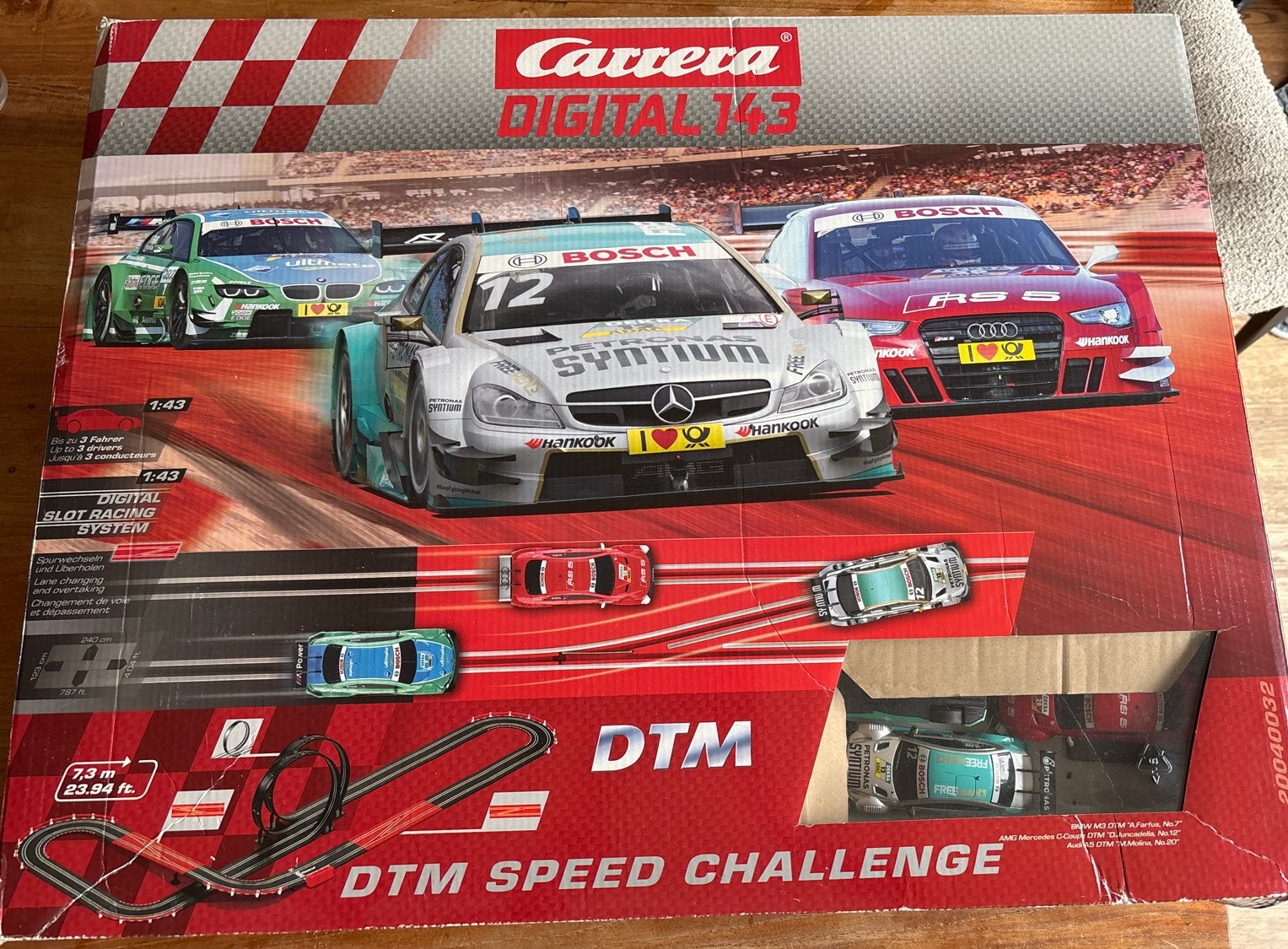 Carrera Digital 143 DTM Speed Challenge Racebaan, Ophalen, Carrera, Elektrisch, Racebaan