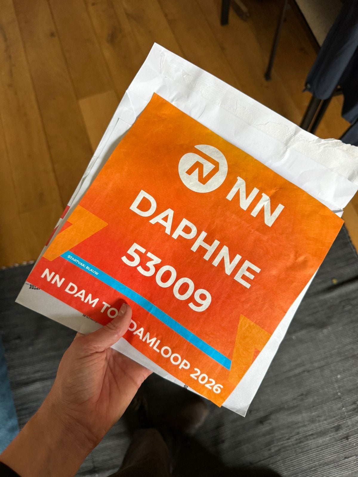 Dam tot damloop startbewijs 10mijl 14:05, Eén persoon, September
