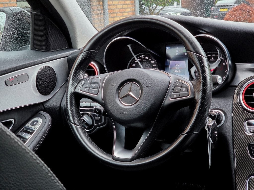 Mercedes-Benz C-Klasse Estate 350E AUT7 EDITION. SPORTLEDER, Auto's, Mercedes-Benz, Automaat, Achterwielaandrijving, Gebruikt