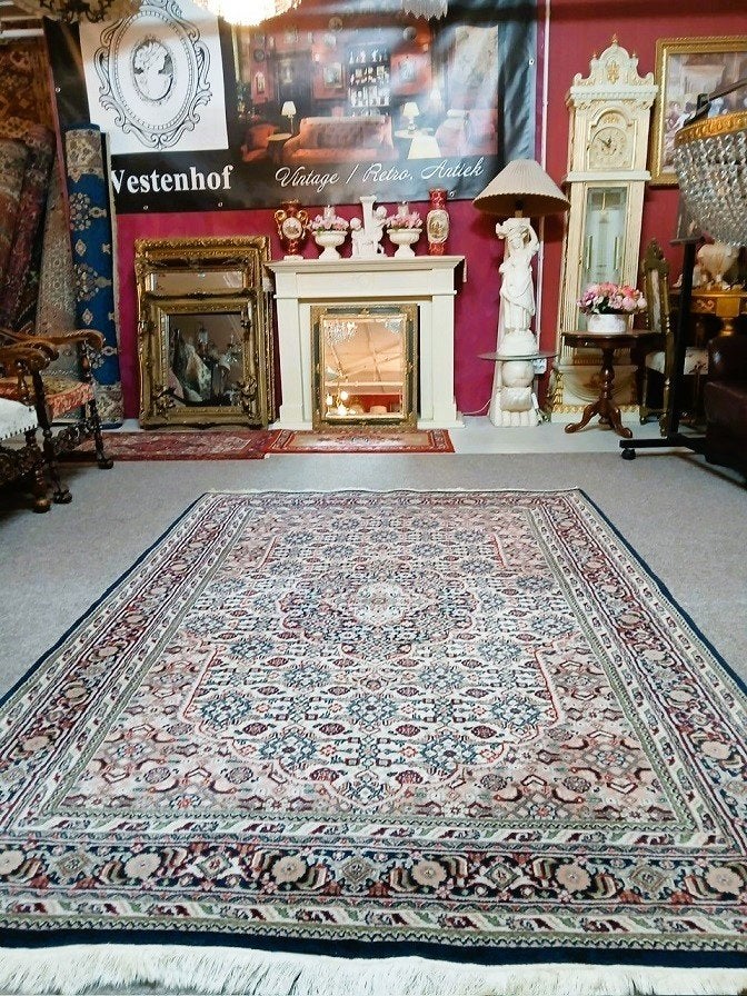 Handgeknoopt Perzisch tapijt Bidjar Oosters vloerkleed wol, Gebruikt, 150 tot 200 cm, 200 cm of meer, Ophalen of Verzenden