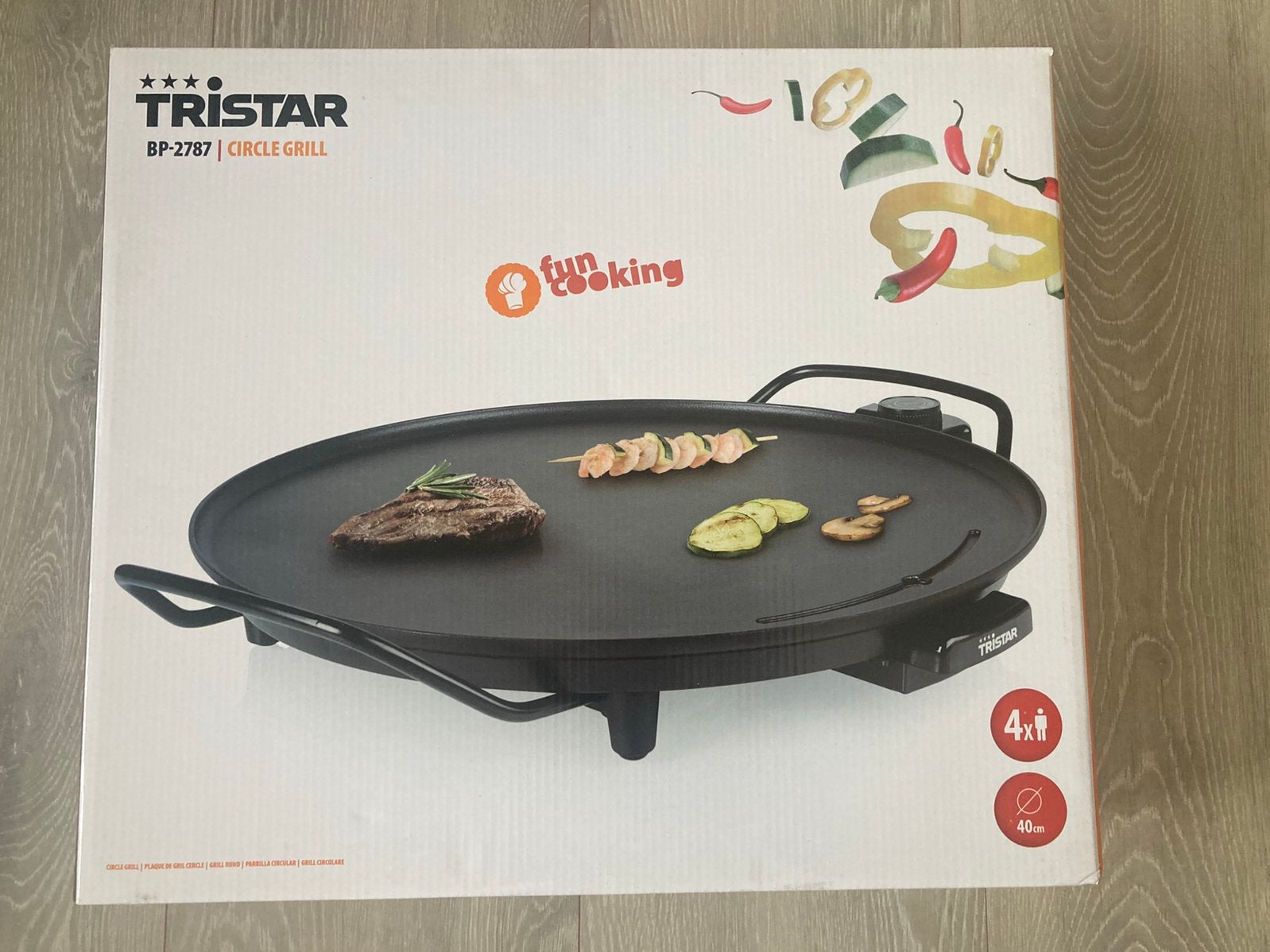 Elektrische grillplaat, Ophalen, Zo goed als nieuw, 4 t/m 7 personen
