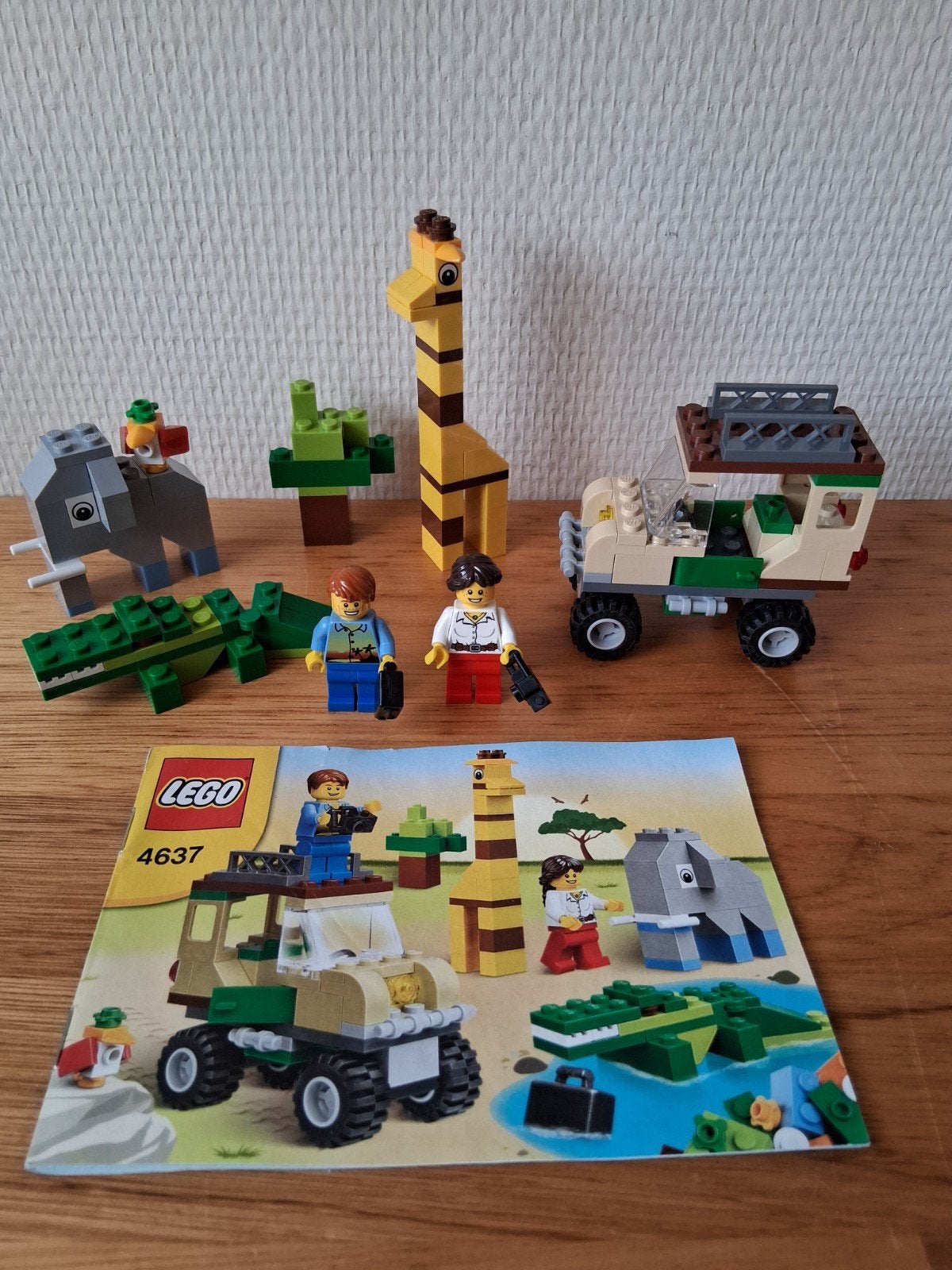 Lego op safari vakantie 4637 complete set boekje in doosje, Ophalen of Verzenden