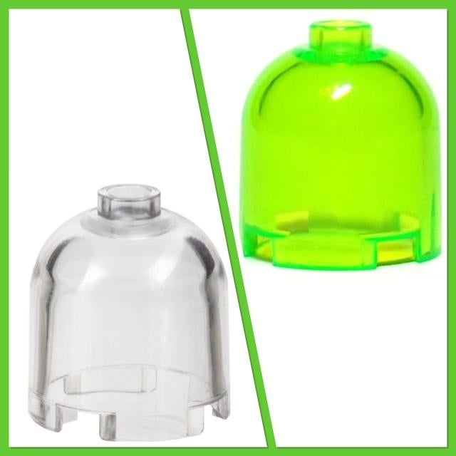 lego stolp doorzichtig (14) en neon groen (6), Ophalen of Verzenden, Nieuw, Accessoire, Lego