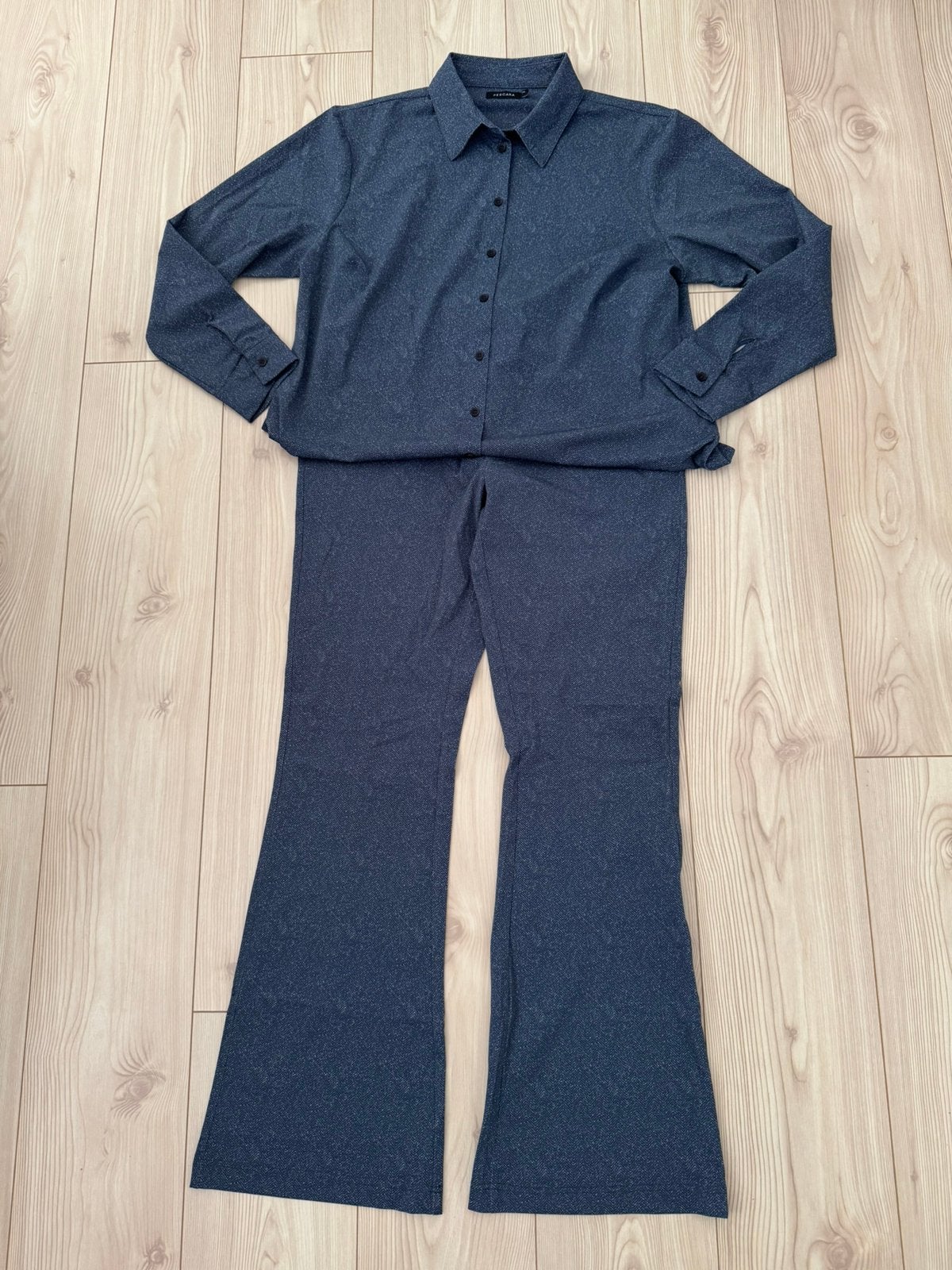 Xx nieuw pescara blouse + broek travelstof nieuw xx, Ophalen of Verzenden, Nieuw, Maat 46/48 (XL) of groter, Blauw