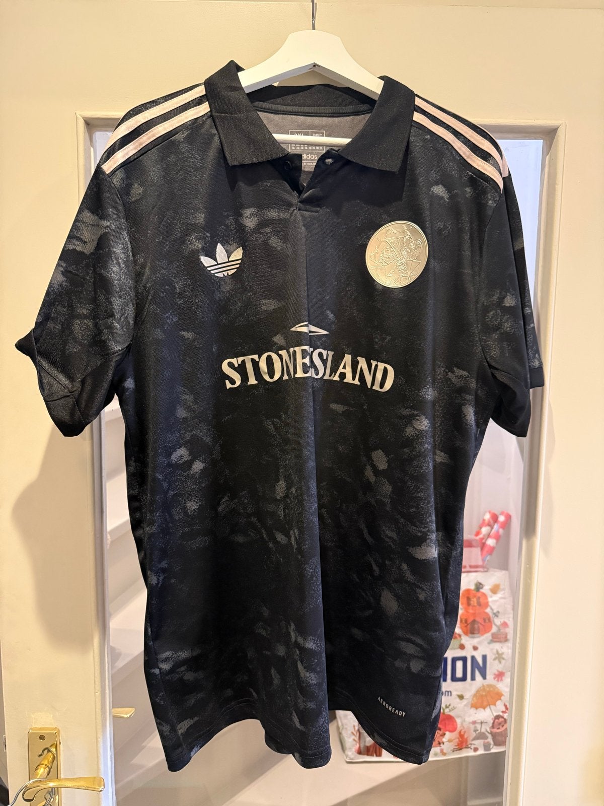Ajax shirt 2XL, Verzenden, Nieuw, Maat 56/58 (XL), Zwart