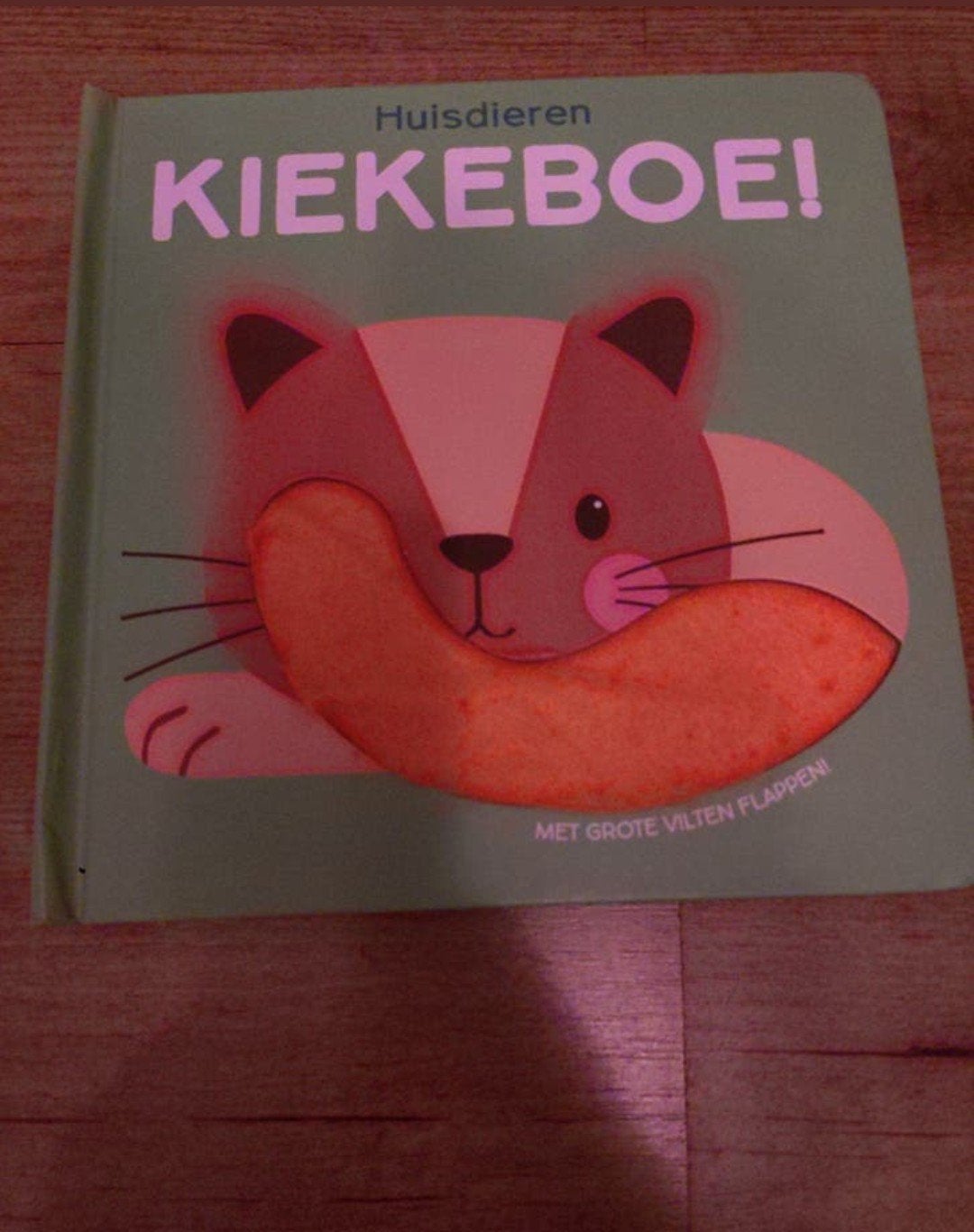 Huisdieren Kiekeboe met vilten flappen, Boeken, Kinderboeken | Baby's en Peuters, Ophalen, Zo goed als nieuw