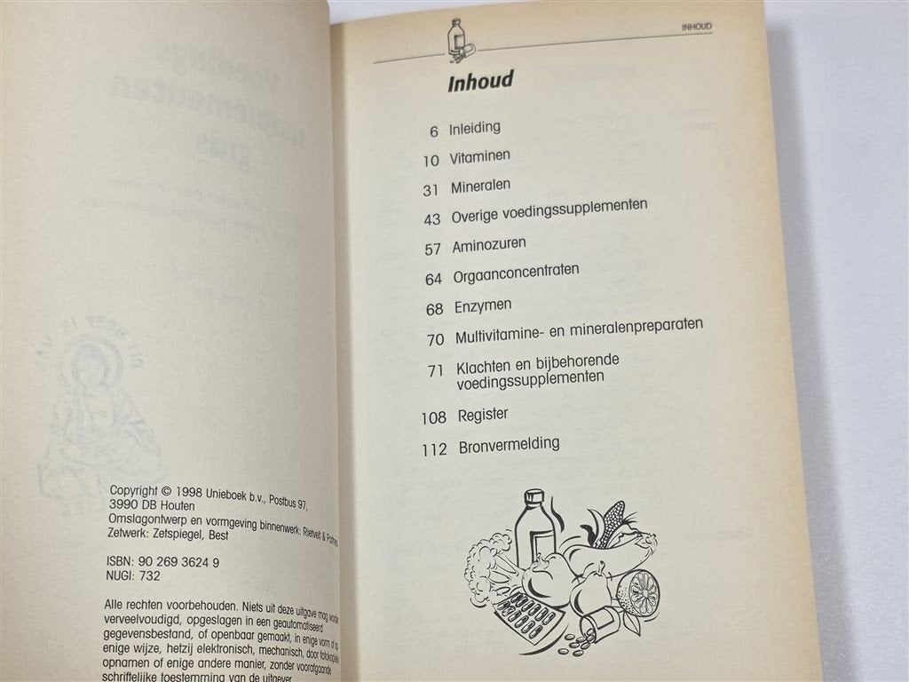 Voedingssupplementengids — Vitaminen & Mineralen 1998, Boeken, Ophalen of Verzenden, Gelezen