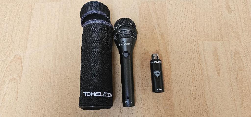 Helicon MP-75 zangmicrofoon met MCA100 Mic control adapter, Muziek en Instrumenten, Ophalen of Verzenden, Zo goed als nieuw