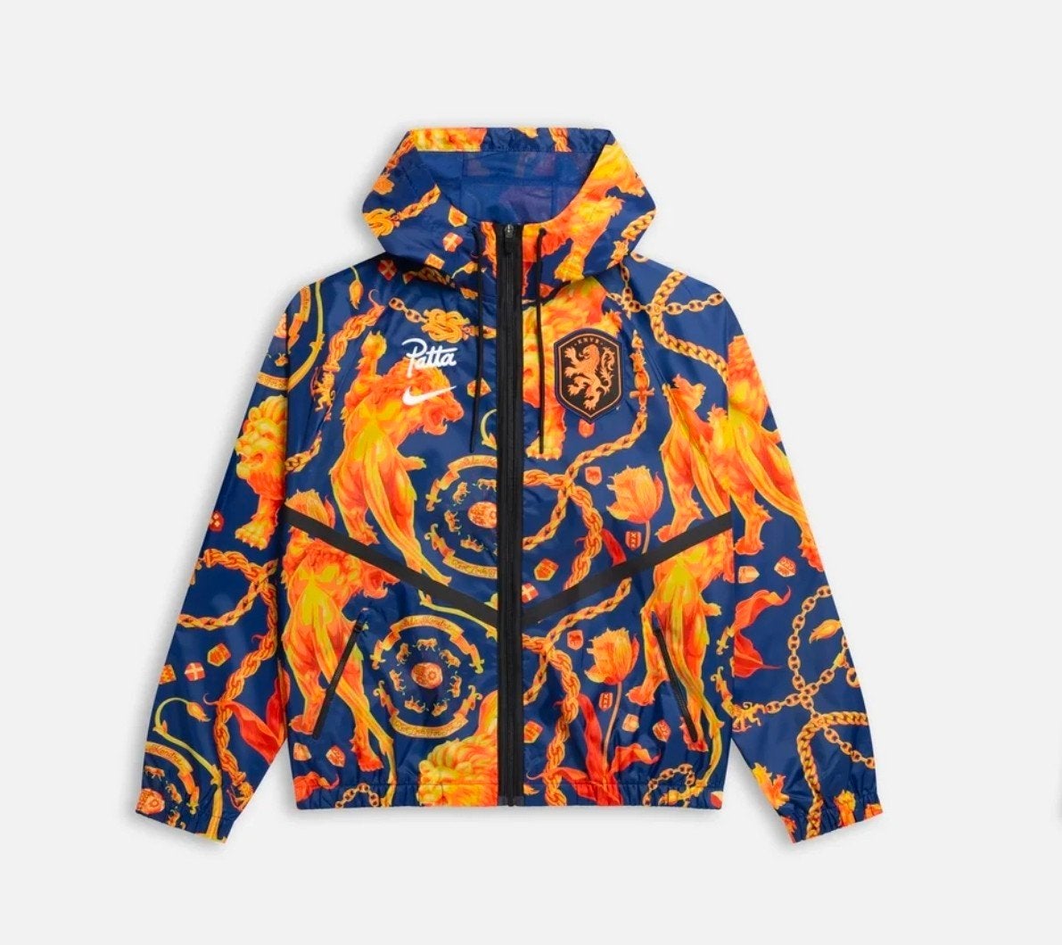 Patta x Nike KNVB Anthem Jacket maat S ruilen maat M, Kleding | Heren, Blauw, Overige maten, Ophalen of Verzenden, Zo goed als nieuw