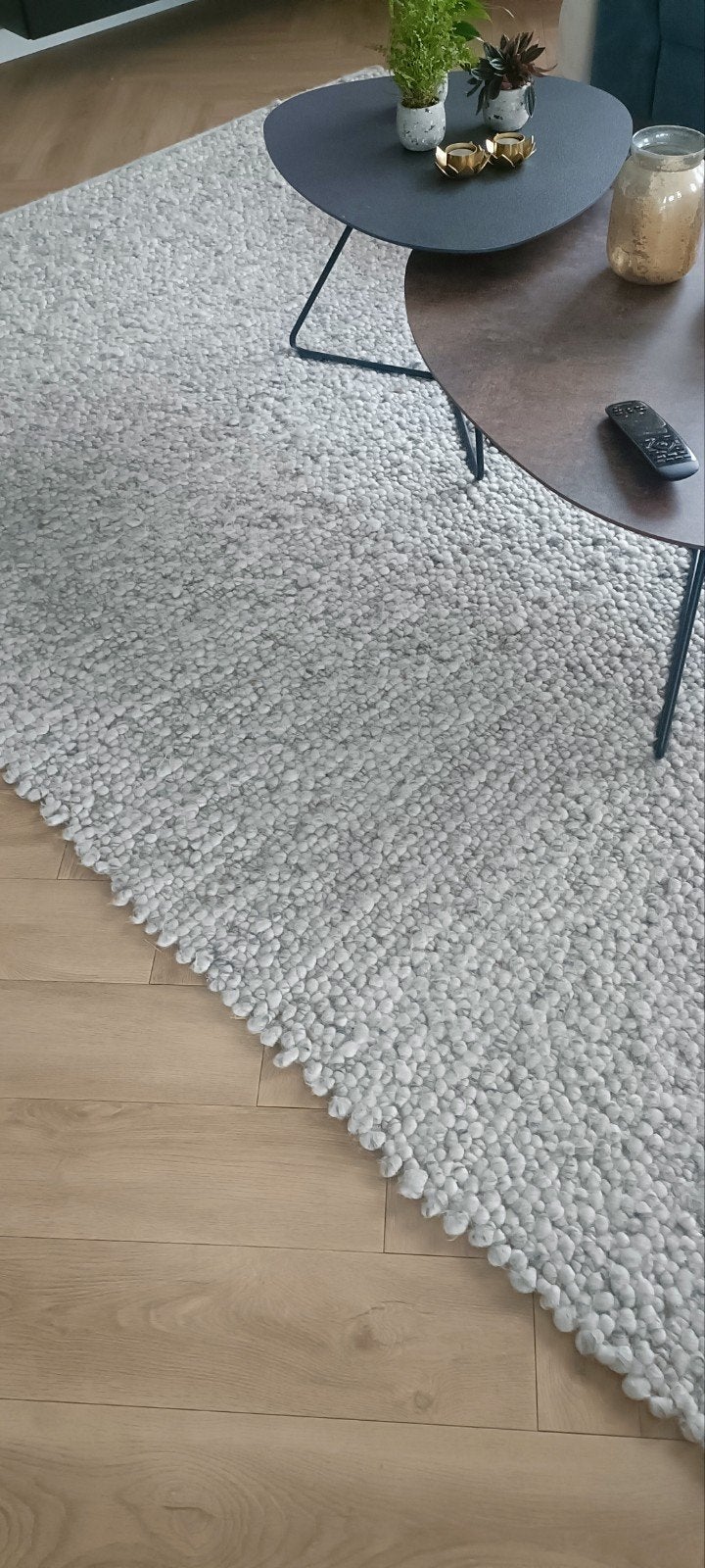 Zuiver scheerwol geknoopt vloerkleed 200x300cm, Ophalen, Beige, 150 tot 200 cm, 200 cm of meer