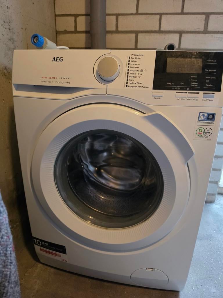 AEG 6000 series lavamat wasmachine, Witgoed en Apparatuur, Wasmachines, Ophalen, Gebruikt, Minder dan 85 cm, Voorlader
