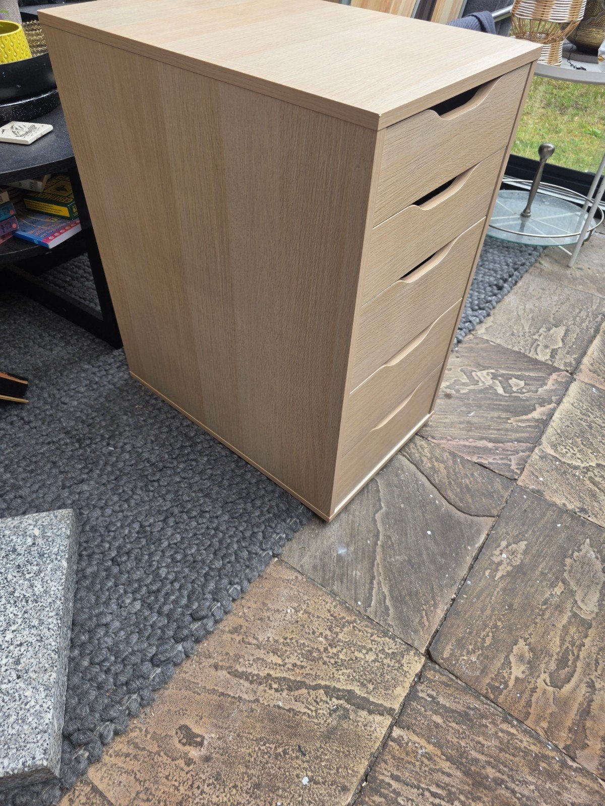 Ikea alex ladeblok ladekast bruin, Ophalen, 25 tot 50 cm, 50 tot 100 cm, Minder dan 100 cm