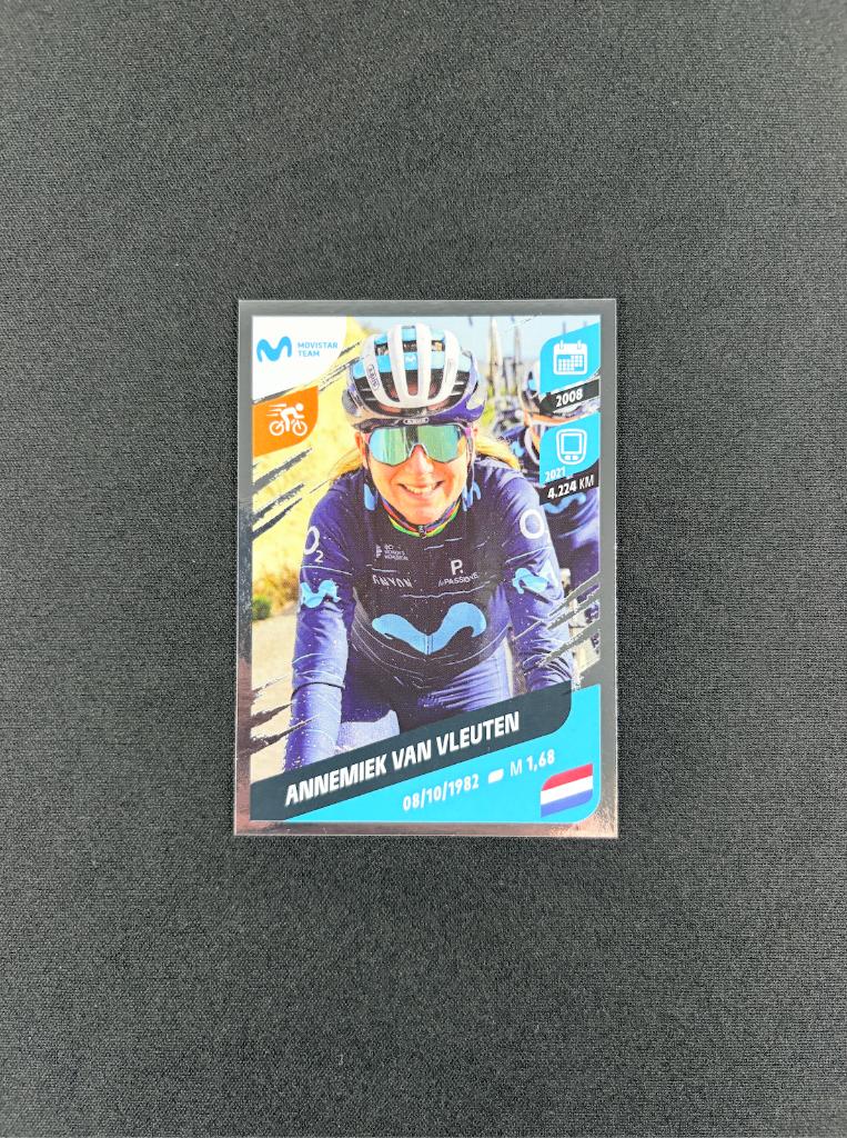 Annemiek van Vleuten Panini Tour de France 2022 Sticker, Verzenden, Zo goed als nieuw, Overige sporten, Poster, Plaatje of Sticker