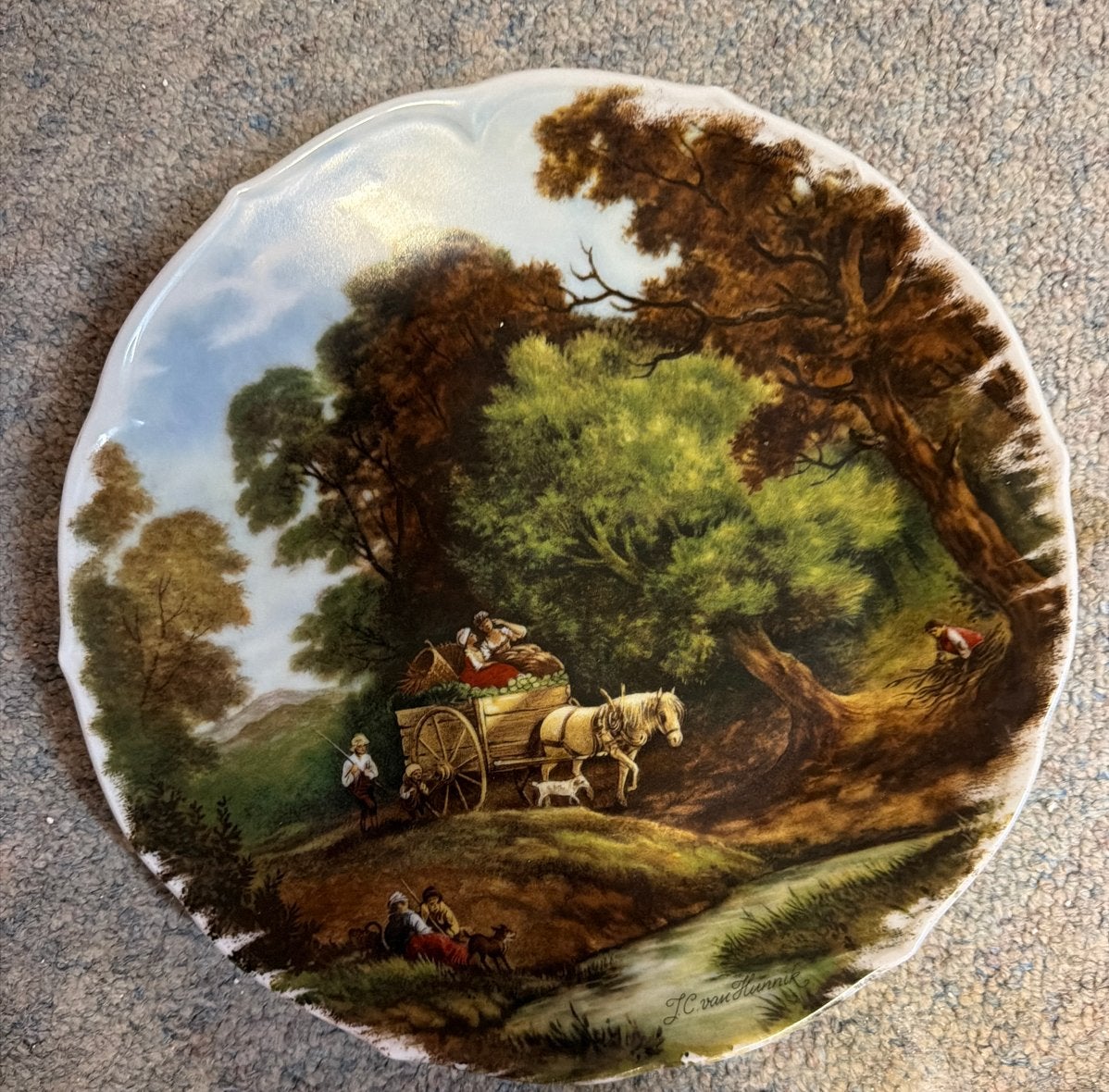 Decoratieve wandplaat Royal Schwabap, J.C. van Hunnik, Ophalen of Verzenden