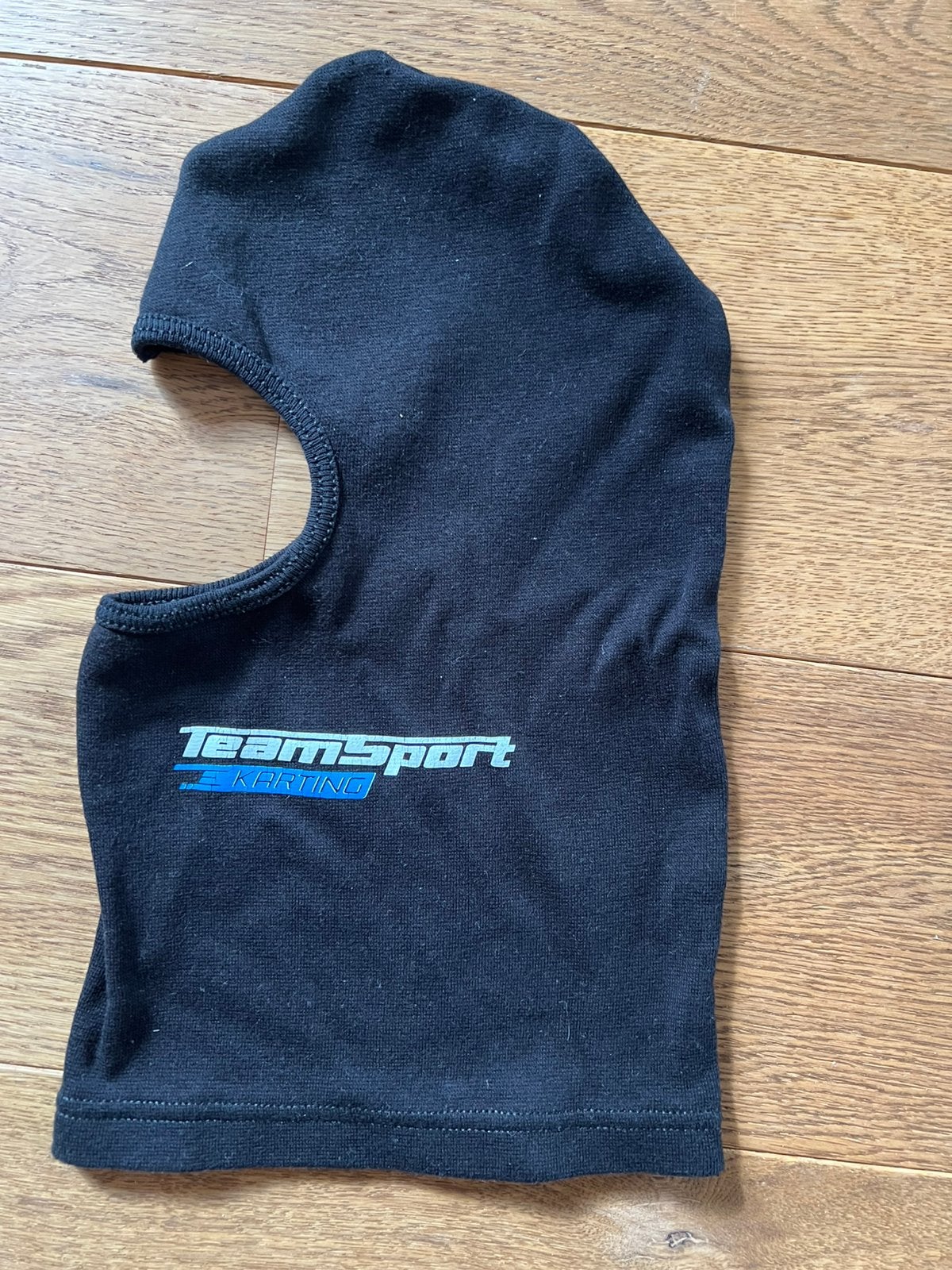 Balaclava TeamSport Karting helmmuts - Zo goed als nieuw, Sport en Fitness, Karting, Ophalen of Verzenden, Zo goed als nieuw