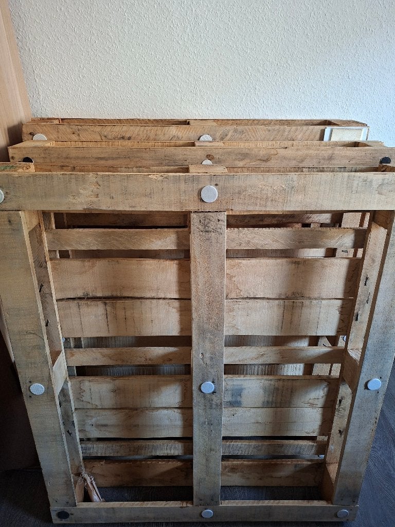Pallets (geschuurd/gebeitst), Ophalen, Gebruikt, 100 cm of meer, 60 cm of meer