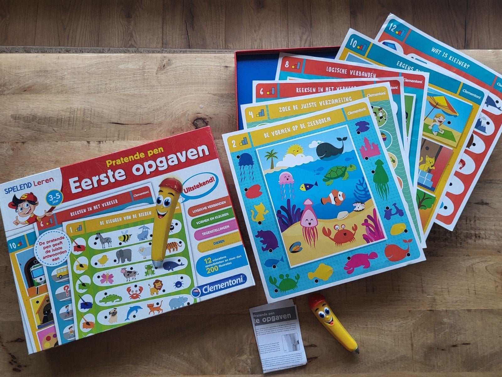 Clementoni pratende pen, eerste opgaven, Ophalen of Verzenden, Zo goed als nieuw
