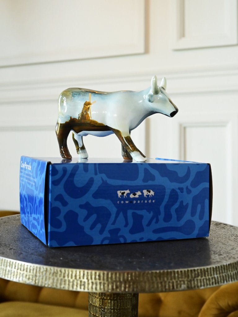 Nieuw Cow Parade koe Rembrandt medium gratis verzending., Antiek en Kunst, Kunst | Designobjecten, Ophalen of Verzenden, Beeld