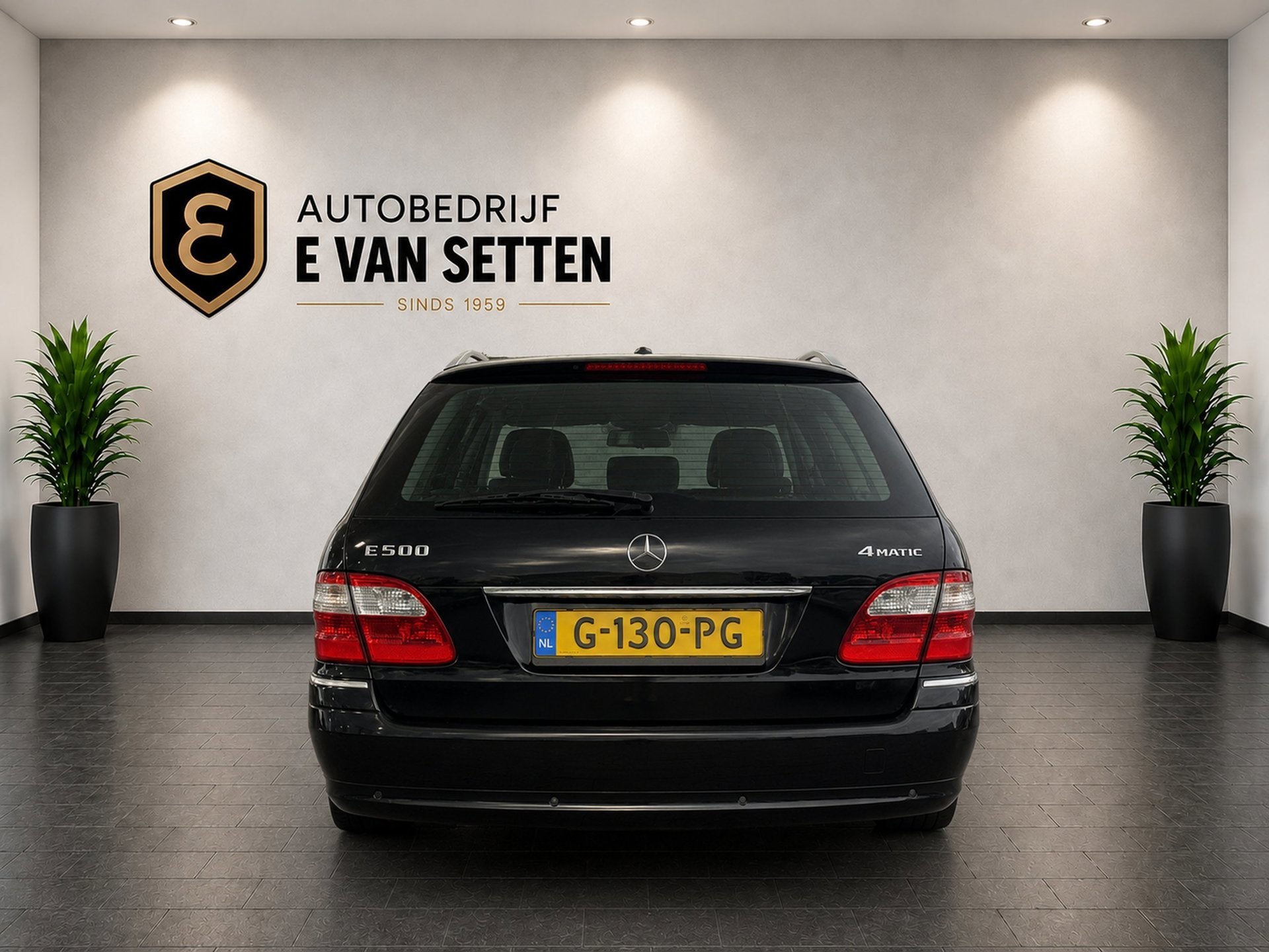 Mercedes-Benz E-klasse Combi 500 Elegance 4-Matic, Gebruikt, Automatische klimaatregeling, Zwart, Leder