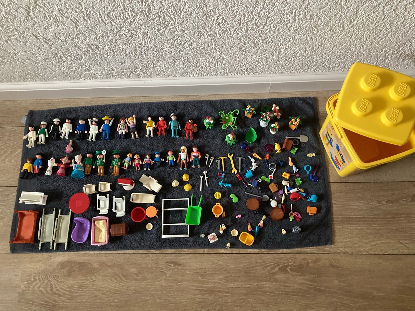 Grote collectie Playmobil met figuren en accessoire, Ophalen of Verzenden, Gebruikt, Jongen of Meisje