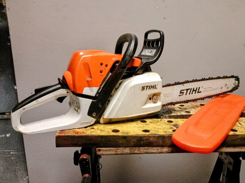 STIHL MS 251 Kettingzaag / Motorzaag 40 cm (Bj. 2018), Stihl, 70 mm of meer, Kettingzaag, Ophalen of Verzenden
