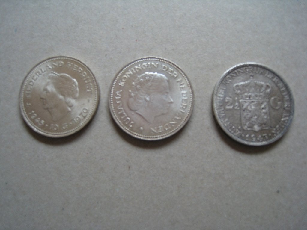 Zilver Zilveren 10 gulden 1970 rijksdaalder Wilhelmina, Koningin Juliana, Zilver, Ophalen of Verzenden, Losse munt