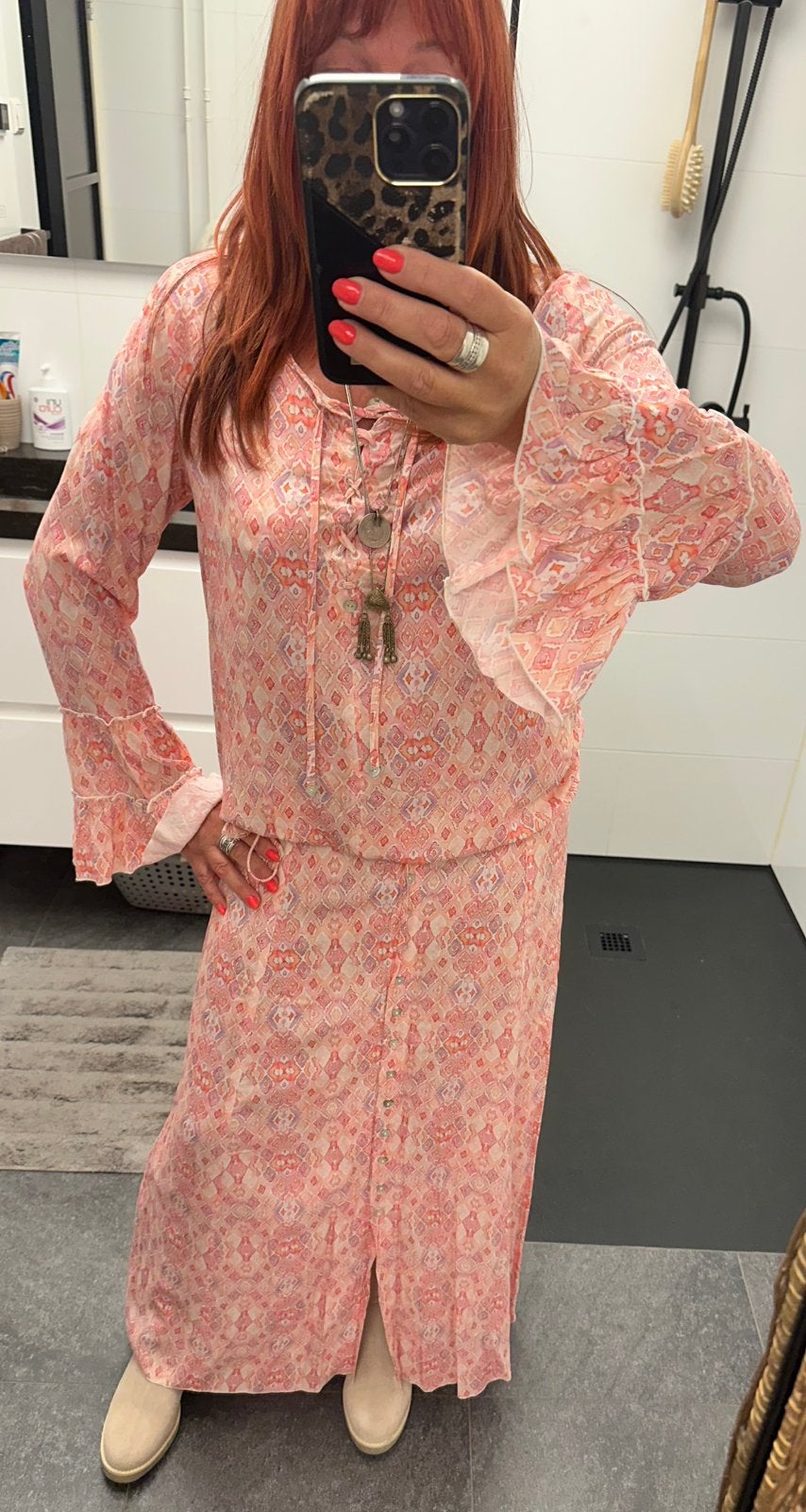 Prachtige boho ibiza set van isla ibiza bonita maat m, Kleding | Dames, Maat 38/40 (M), Ophalen of Verzenden, Zo goed als nieuw