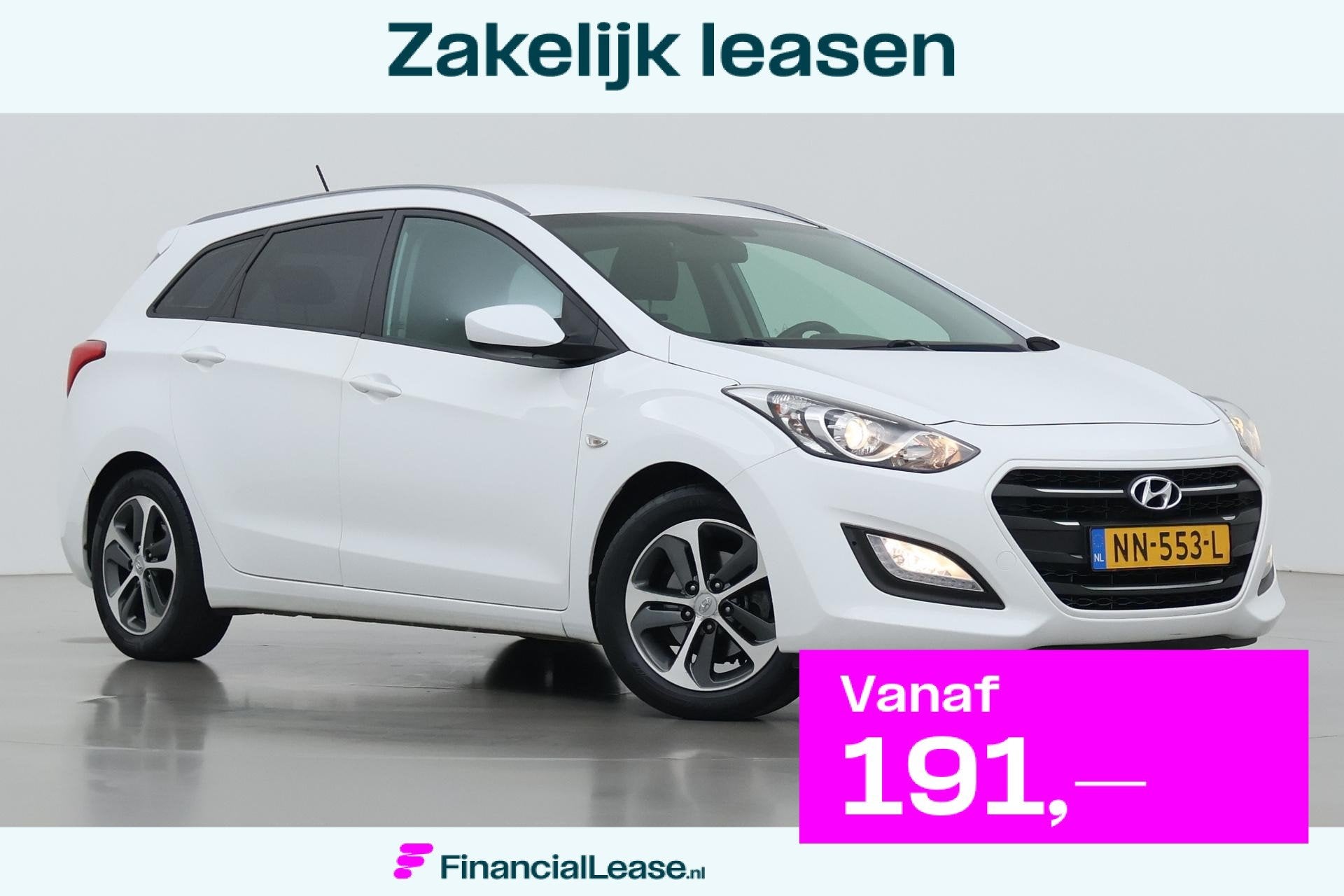 Hyundai i30 Wagon 1.6 GDi Comfort | Airconditioning | Cruise, Voorwielaandrijving, Gebruikt, 4 cilinders, Wit