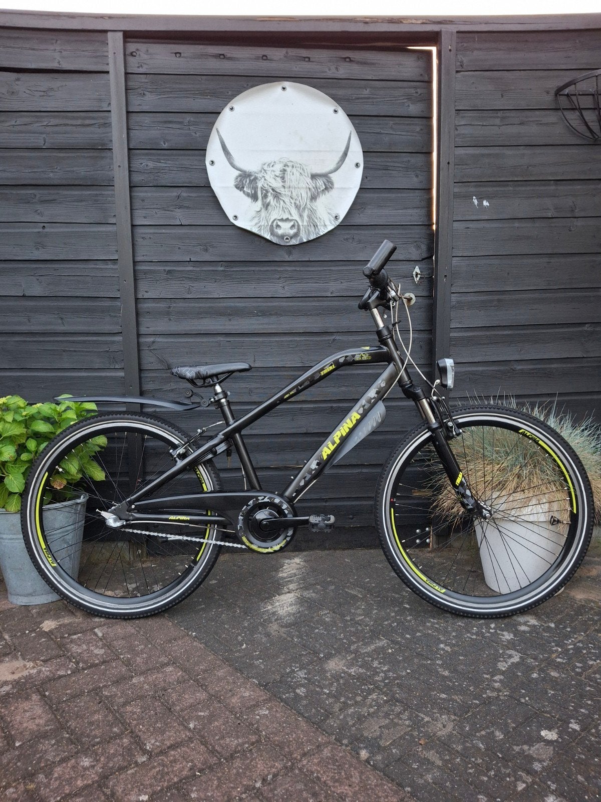 Alpina Trial jongensfiets kinderfiets 26 inch 3 versn. ZGAN, Velgrem, Versnellingen, Batavus Snake Alpina Trial Yabber cube bulls loekie sparta