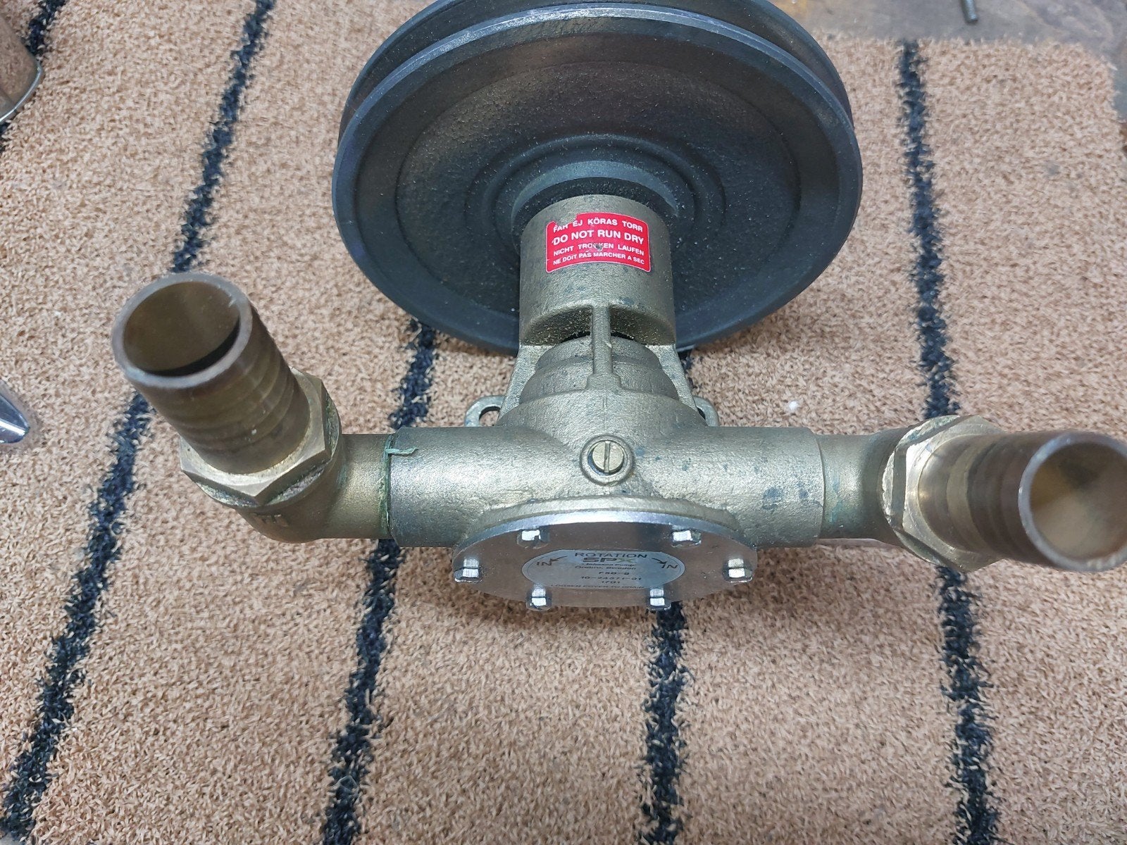 Robuuste waterpomp met poelie -, Ophalen of Verzenden, Gebruikt, Motor en Techniek, Motorboot