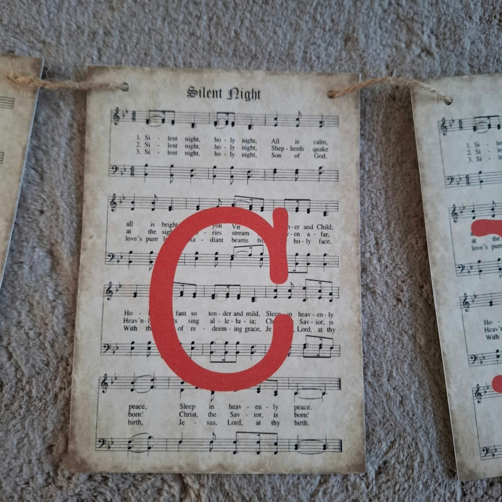 Mooie brocante sfeervolle kerstslinger., Ophalen of Verzenden