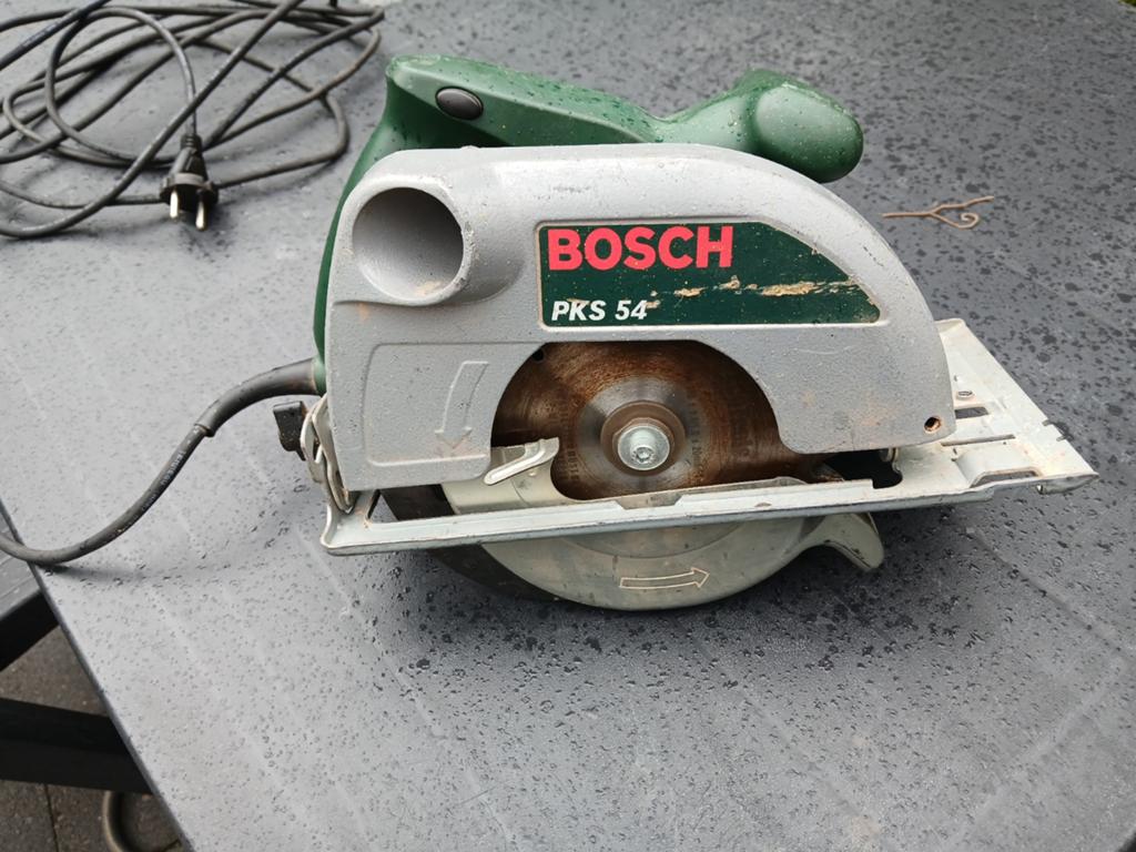 Bosch cirkelzaag, Gebruikt, Cirkelzaag, Ophalen of Verzenden, 30 tot 70 mm