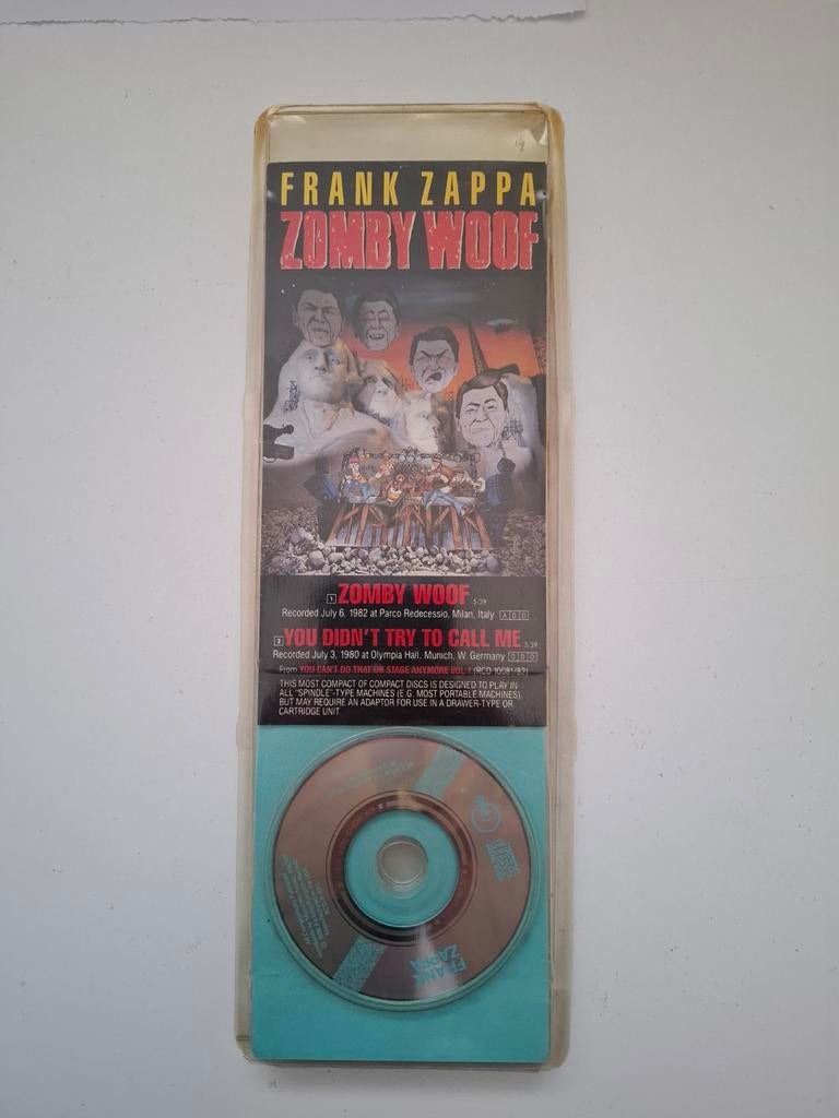 Frank Zappa - Zomby Woof CD Single (longpack, ongeopend), 1 single, Ophalen of Verzenden, Nieuw in verpakking, Rock en Metal