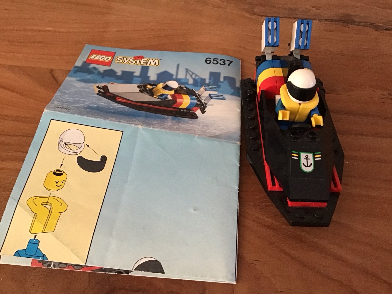 Lego System 6537 Hydro Racer met instructies, Ophalen, Lego, Compleet, Complete set