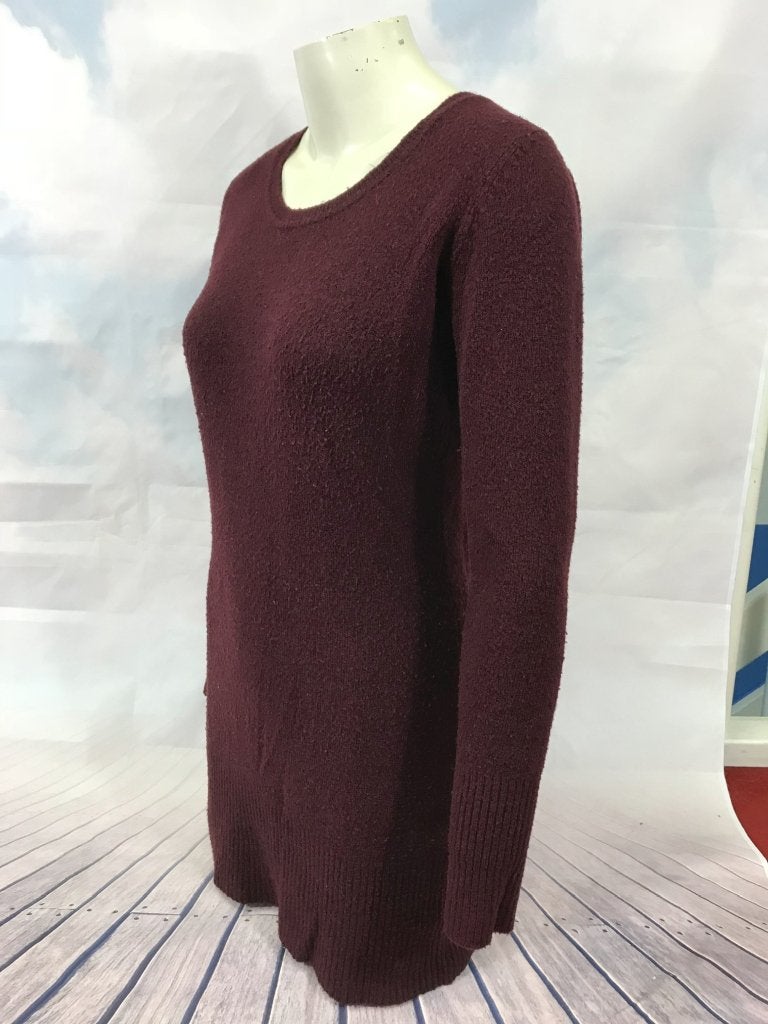 Primrose aubergine lange stretch trui L/XL (2C3), Kleding | Dames, Truien en Vesten, Tweedehands verkoop, Tweedehands verkoop