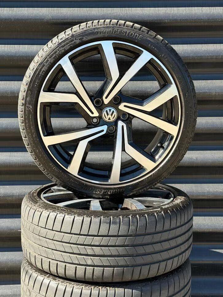 18” Brecia model VW Caddy Golf 7 8 GTI GTD velgen Banden, Ophalen, 18 inch, Gebruikt, Banden en Velgen