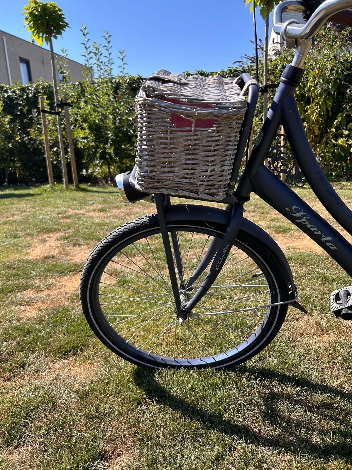 Sparta Country Tour blauw 3 versnellingen met Mand, Fietsen en Brommers, Ophalen, Gebruikt, Terugtraprem, 24 inch