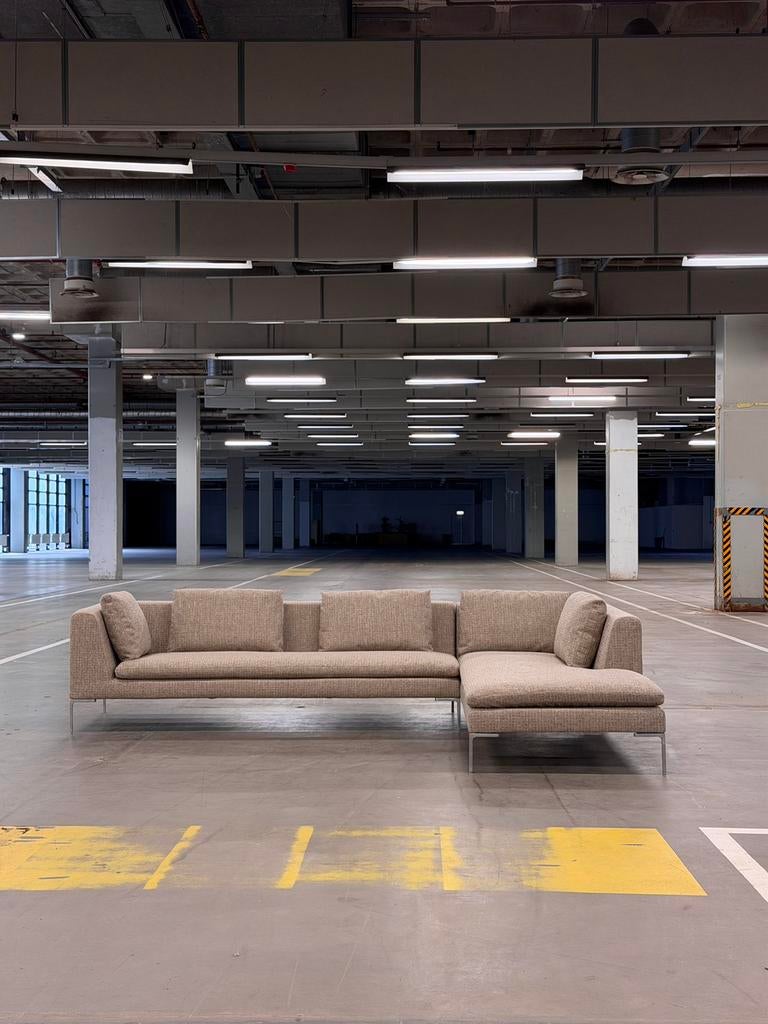 B&B Italia Charles Hoekbank | NIEUWSTAAT + Garantie, Huis en Inrichting, Banken | Bankstellen, Bank Hoekbank Bankstel Bankje Loungebank Banken Chaise Lounge.