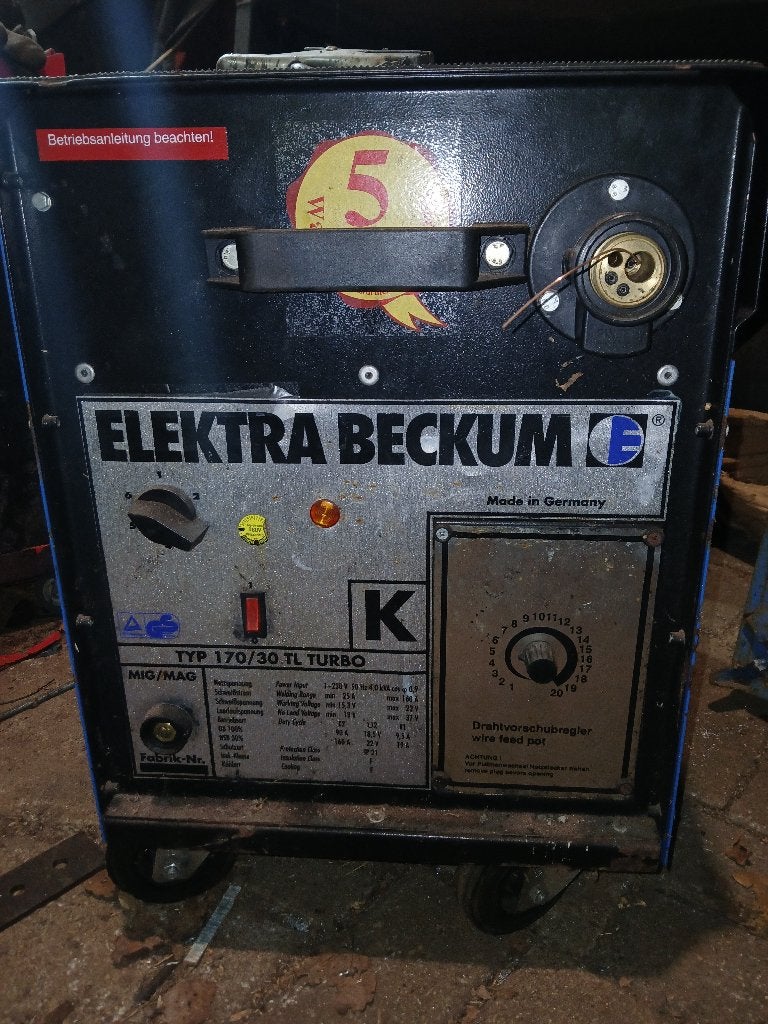 elektra beckum lasapparaat, Ophalen, Gebruikt, 150 tot 250 ampère, Co2
