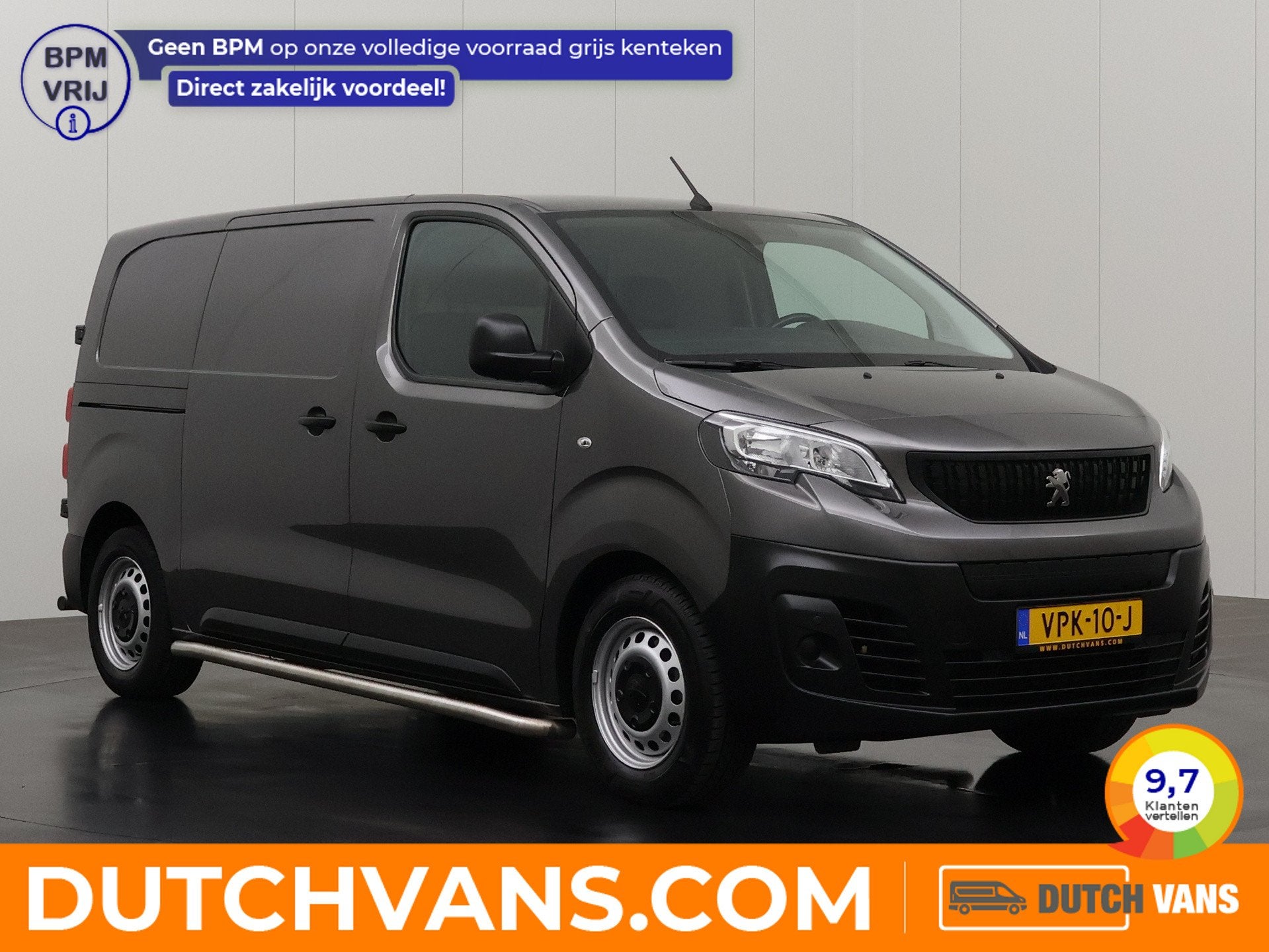 Peugeot e-Expert Lang Premium 75 kWh | Elektrisch | SOH 87,3, Dealer onderhouden, 136 pk, Gebruikt, Elektrisch