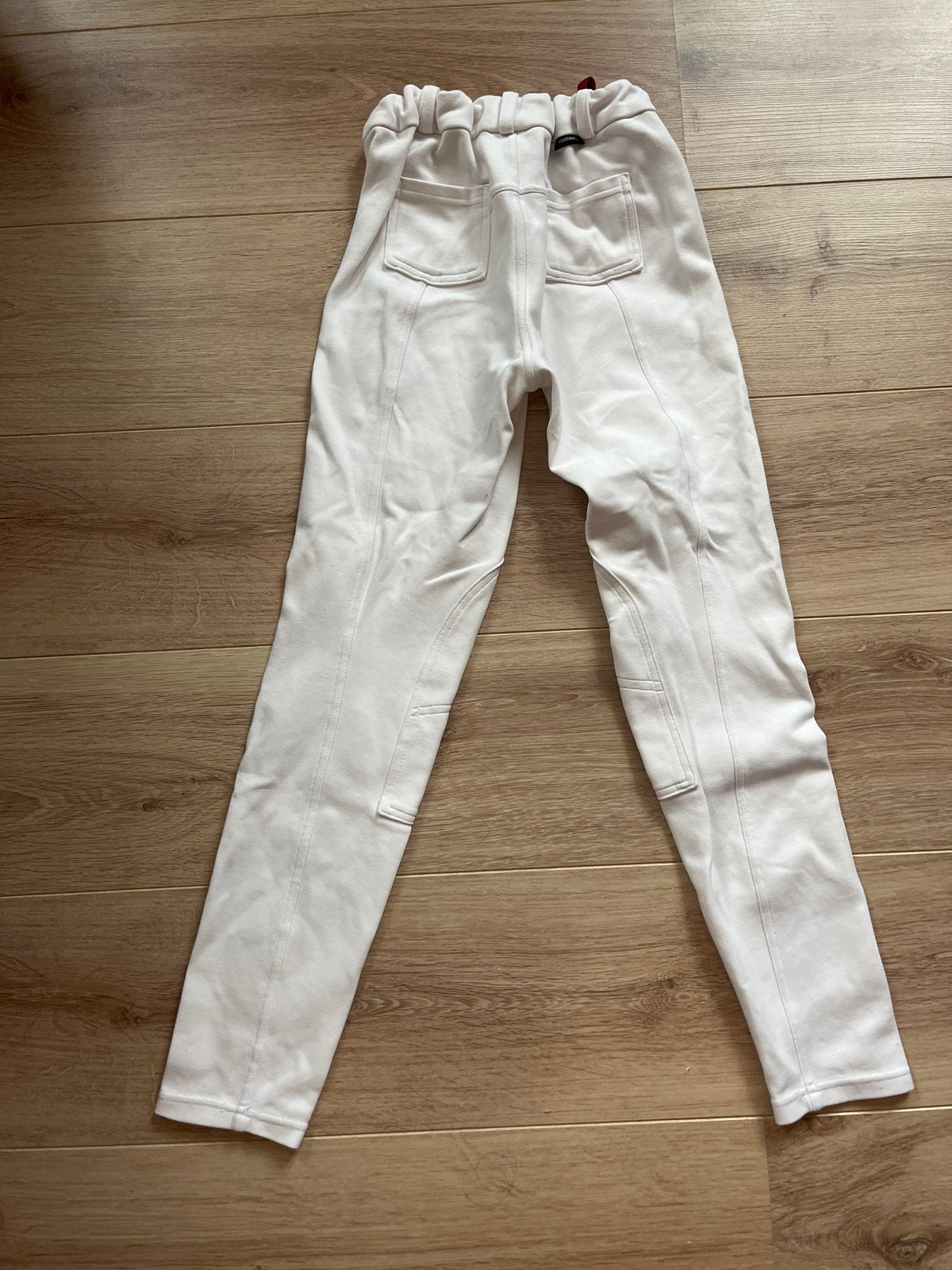 Witte paardrijbroek maar 146, Ophalen of Verzenden, Zo goed als nieuw, Dressuur, Onderkleding