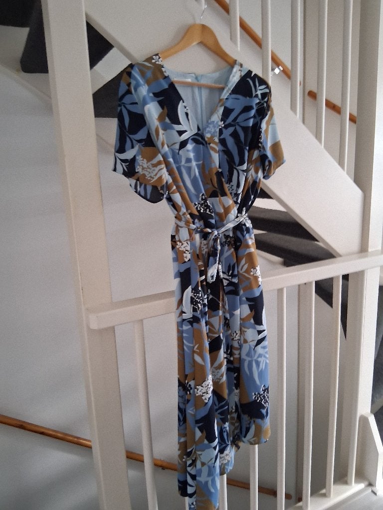 jurk van Gerry weber, heel goede kwaliteit maat 46, Kleding | Dames, Blauw, Maat 46/48 (XL) of groter, Ophalen of Verzenden, Zo goed als nieuw