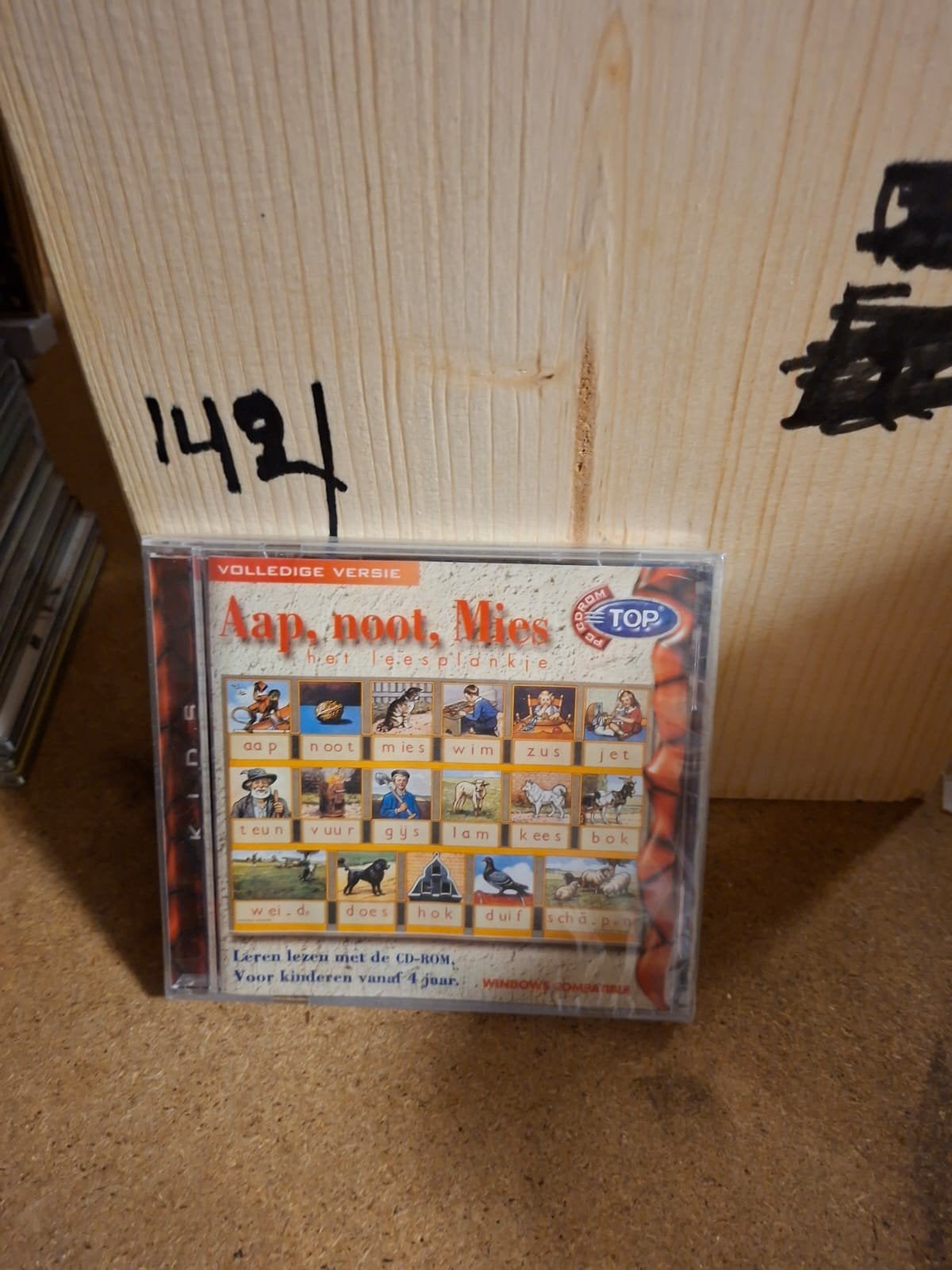 Aap, Noot, Mies CD-ROM - Leren lezen voor kinderen, Computers en Software, Ophalen of Verzenden, Gebruikt, Overige typen, Windows