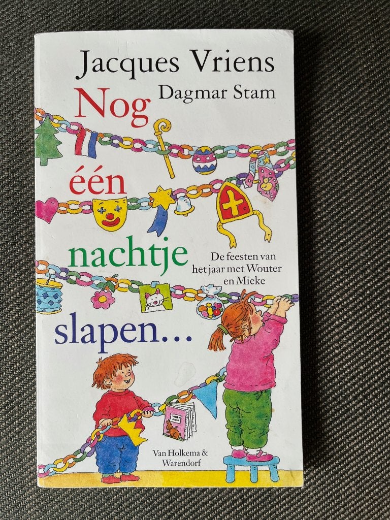 Jacques Vriens - Nog één nachtje slapen., Boeken, Ophalen of Verzenden, Zo goed als nieuw, Jacques Vriens, 3 tot 4 jaar